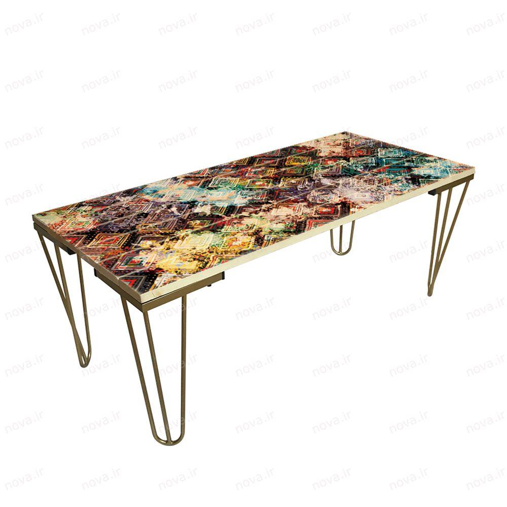 عکس محصول میز جلومبلی مدل مدرنیستیک طرح آذین کد TL-03