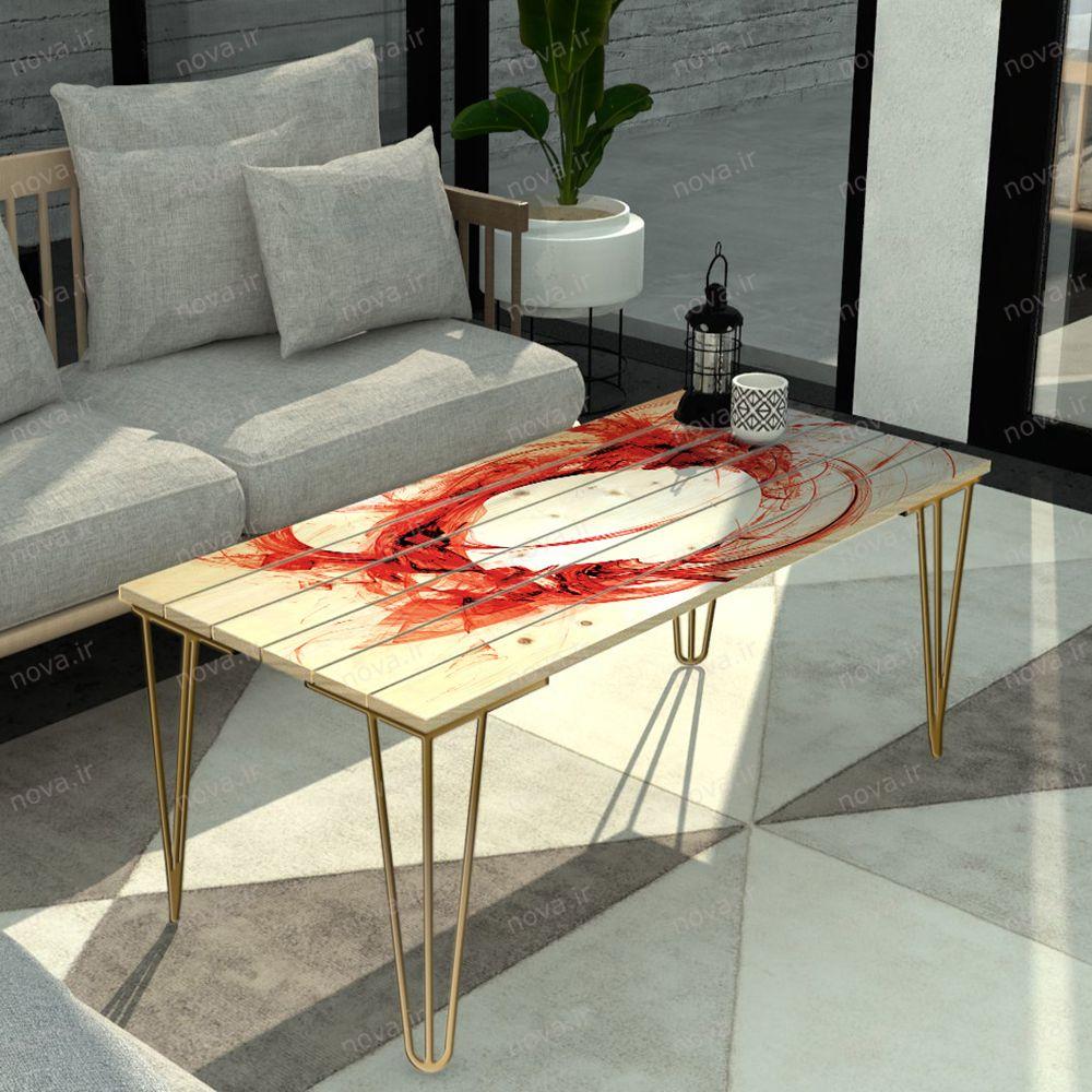 عکس محصول میز جلومبلی مدل مدرنیستیک طرح آوا کد TL-04