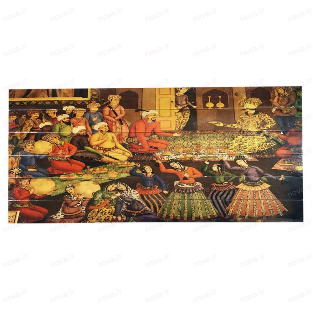 عکس محصول میز جلومبلی مدل مدرنیستیک طرح ضیافت پادشاه کد TL-06