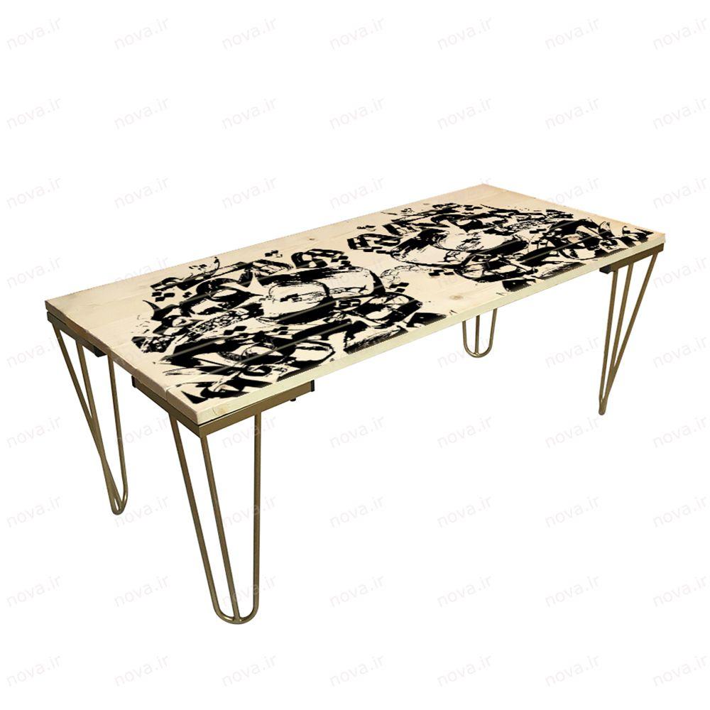 عکس محصول میز جلومبلی مدل مدرنیستیک طرح هیچ کد TL-07