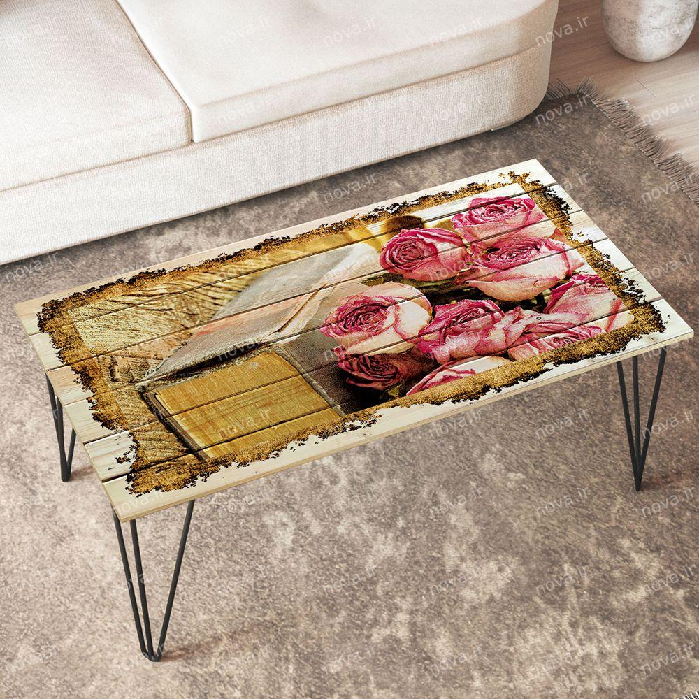 عکس محصول میز جلومبلی مدل مدرنیستیک طرح آنتیک کد TL-09