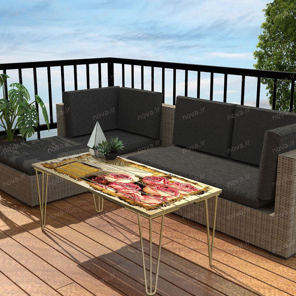 عکس محصول میز جلومبلی مدل مدرنیستیک طرح آنتیک کد TL-09