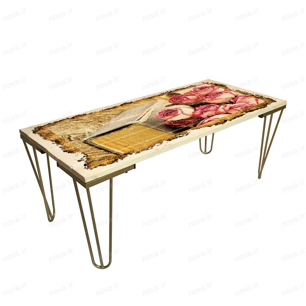 عکس محصول میز جلومبلی مدل مدرنیستیک طرح آنتیک کد TL-09