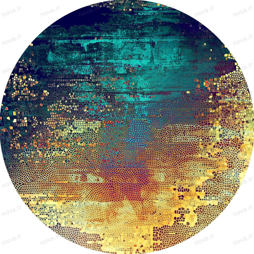 عکس محصول میز ناهارخوری مدل ایفلی طرح تکسچر کد GLD-01