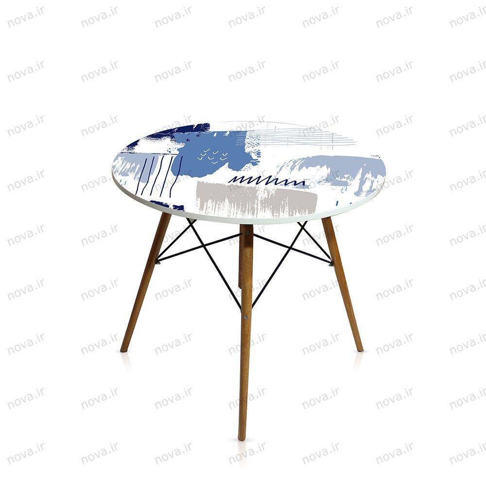 عکس محصول میز تک ناهارخوری مدل ایفلی طرح مینیمال کد GLD-03