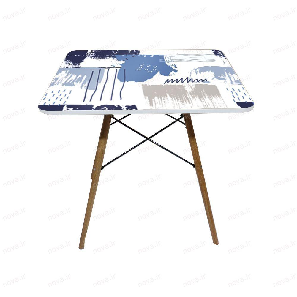 عکس محصول میز تک ناهارخوری مدل ایفلی طرح مینیمال کد GLD-03