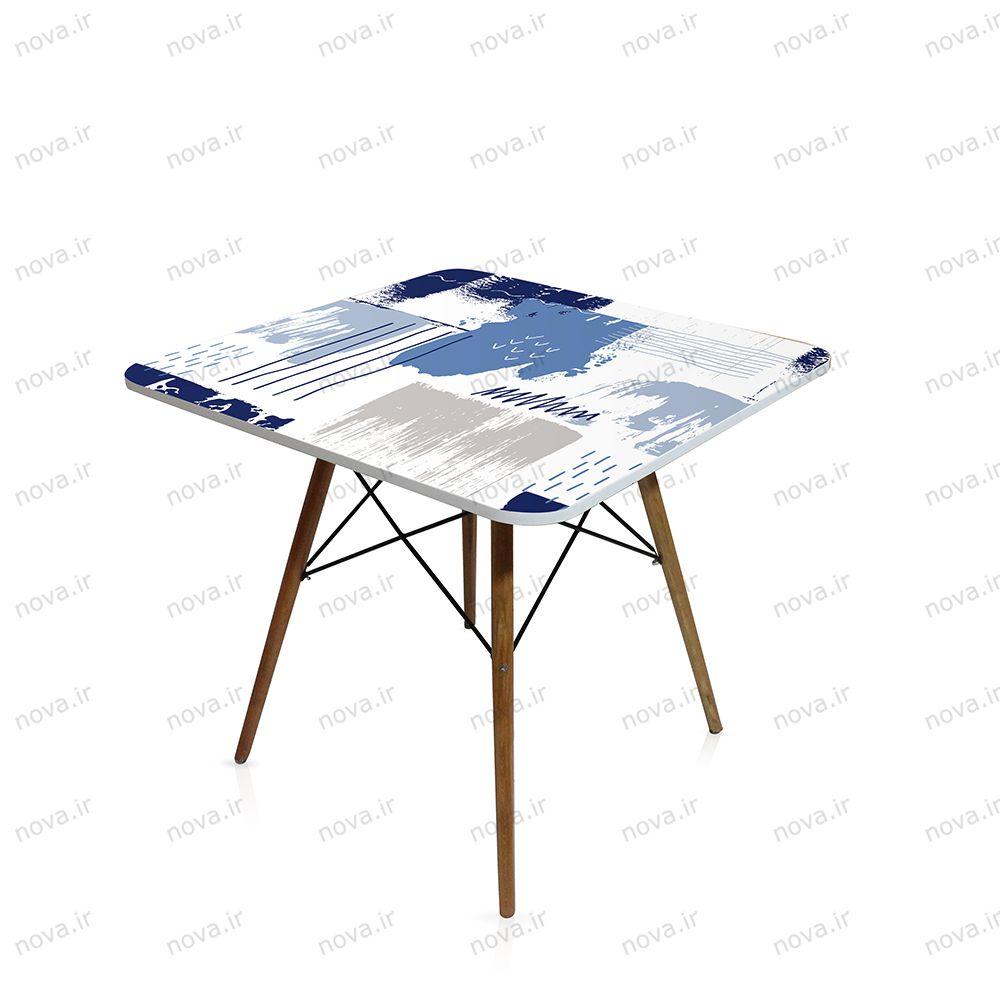 عکس محصول میز تک ناهارخوری مدل ایفلی طرح مینیمال کد GLD-03