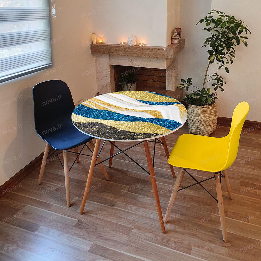 میز تک ناهارخوری مدل ایفلی طرح گیلیتر کد GLD-04 میز تک ناهارخوری مدل ایفلی طرح گیلیتر کد GLD-04