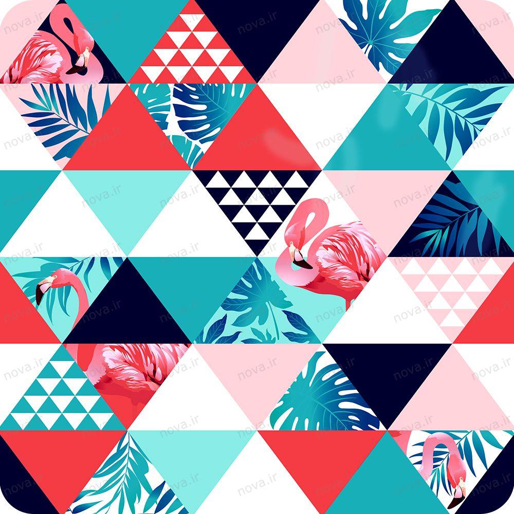 عکس محصول میز تک ناهارخوری مدل ایفلی طرح فلامینگو کد GLD-08