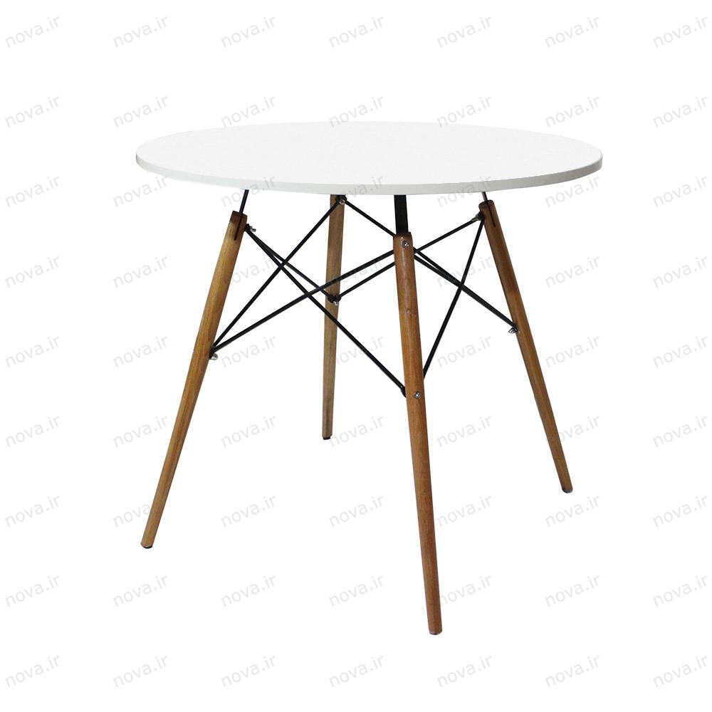عکس محصول میز ناهارخوری مدل ایفلی رنگ سفید کد COL-01