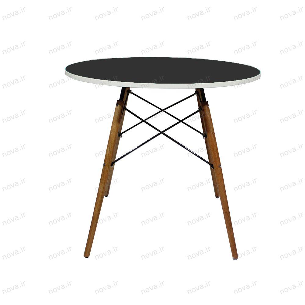 عکس محصول میز ناهارخوری مدل ایفلی رنگ مشکی کد COL-10