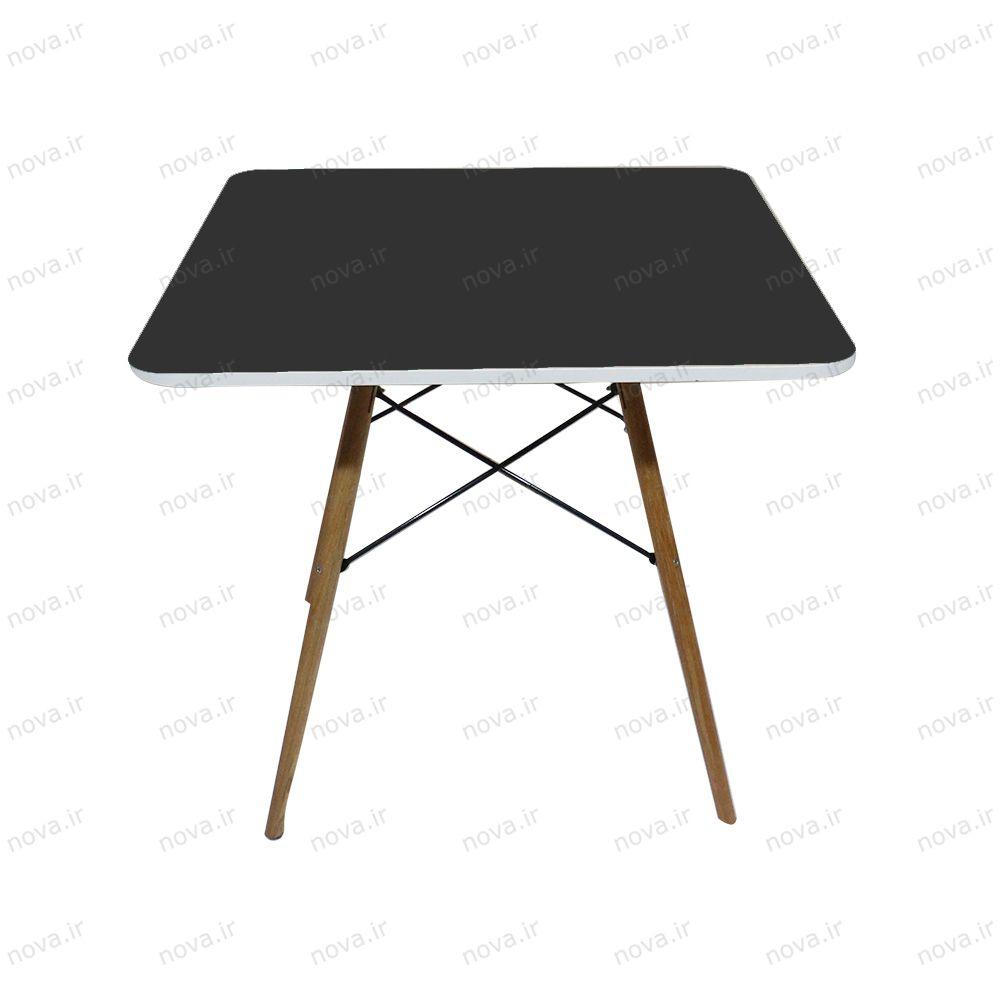 عکس محصول میز ناهارخوری مدل ایفلی رنگ مشکی کد COL-10