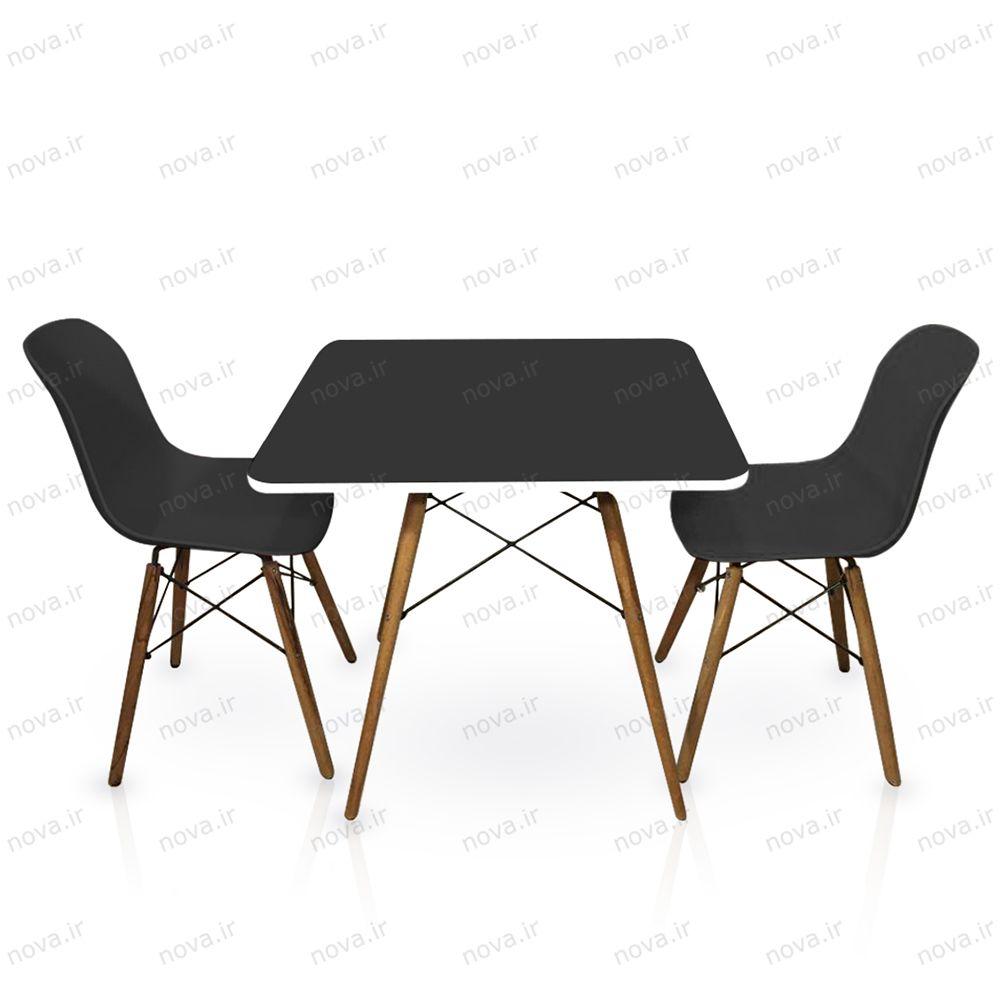 عکس محصول میز ناهارخوری مدل ایفلی رنگ مشکی کد COL-10