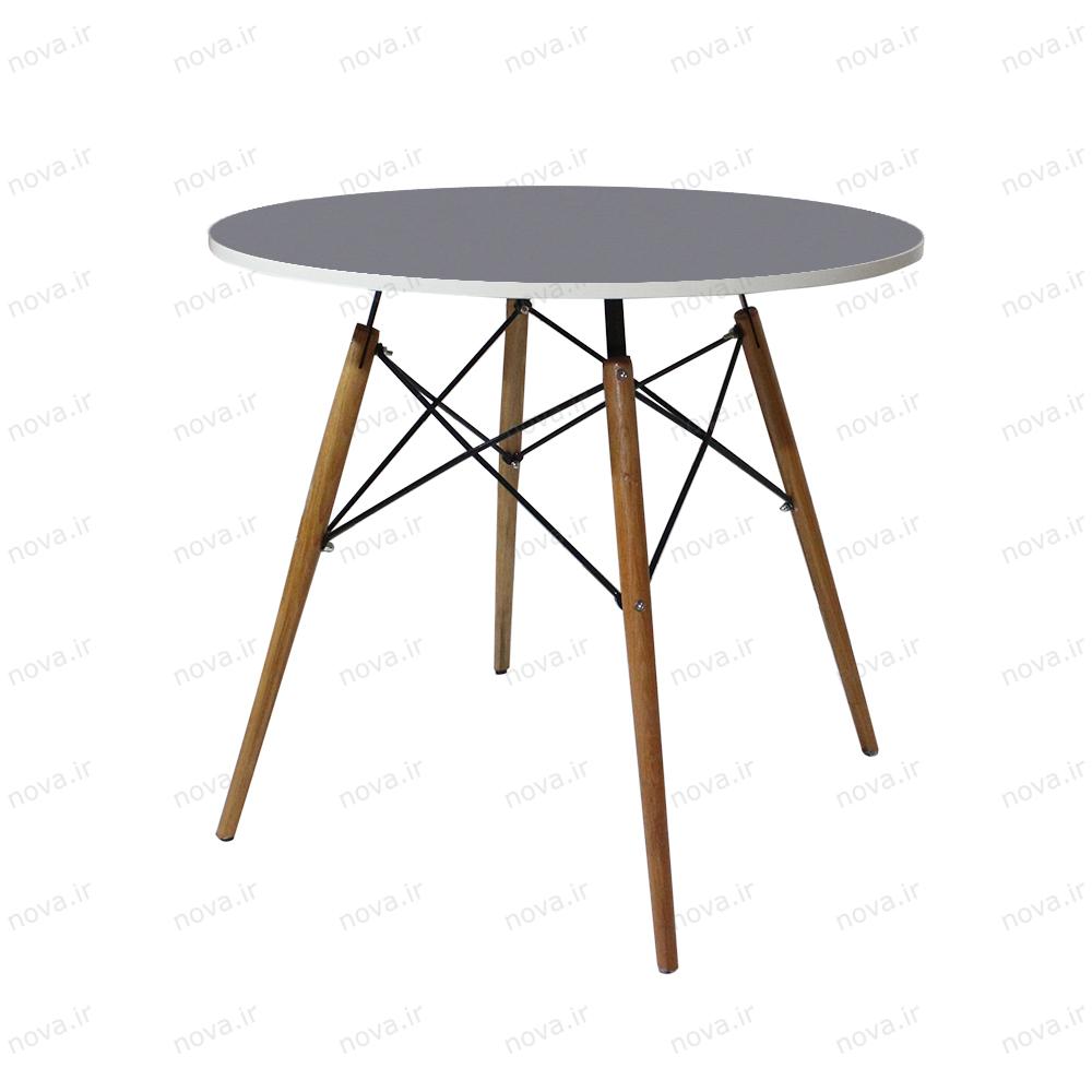 عکس محصول میز ناهارخوری مدل ایفلی رنگ طوسی کد COL-03