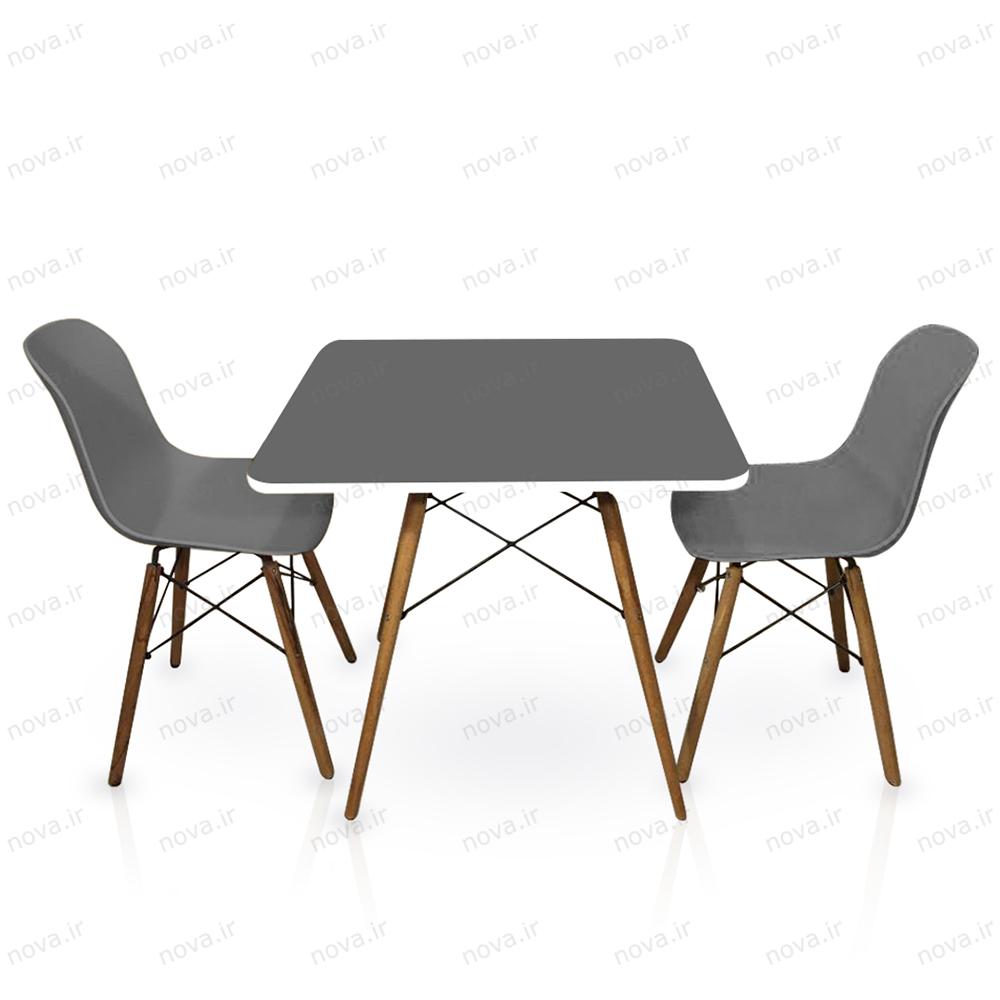 عکس محصول میز ناهارخوری مدل ایفلی رنگ طوسی کد COL-03