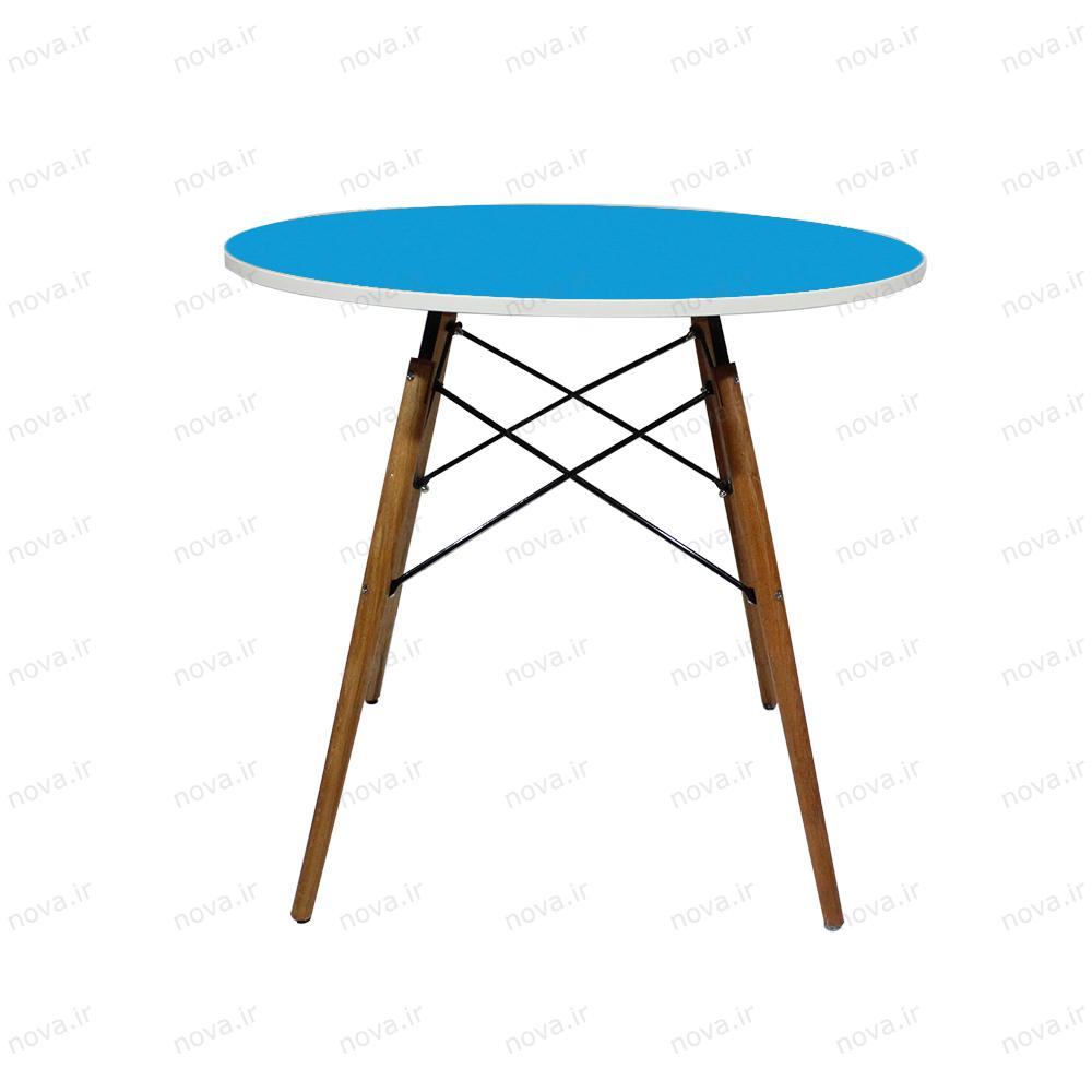 عکس محصول میز ناهارخوری مدل ایفلی رنگ آبی کد COL-07