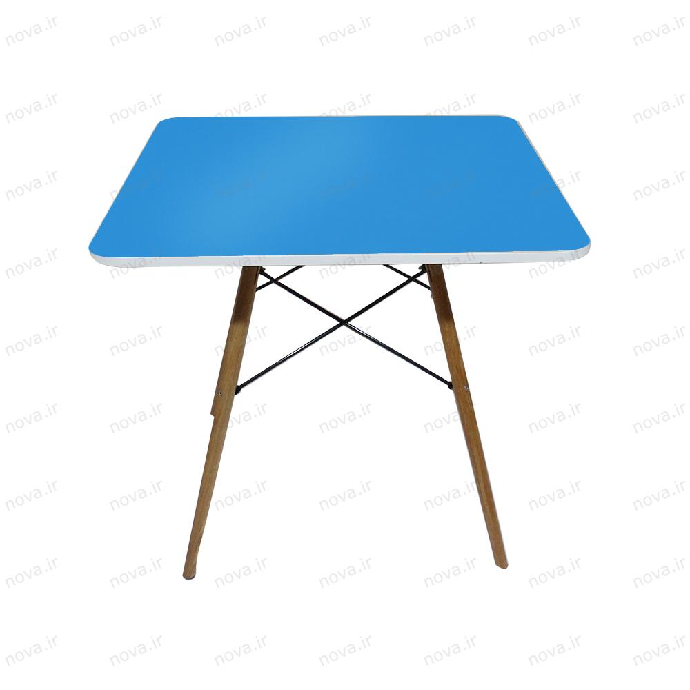 عکس محصول میز ناهارخوری مدل ایفلی رنگ آبی کد COL-07