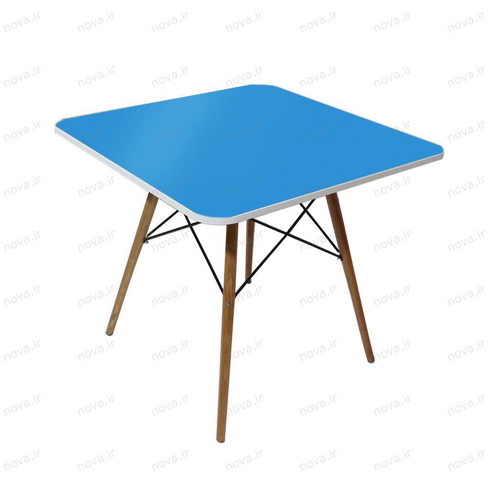 عکس محصول میز ناهارخوری مدل ایفلی رنگ آبی کد COL-07