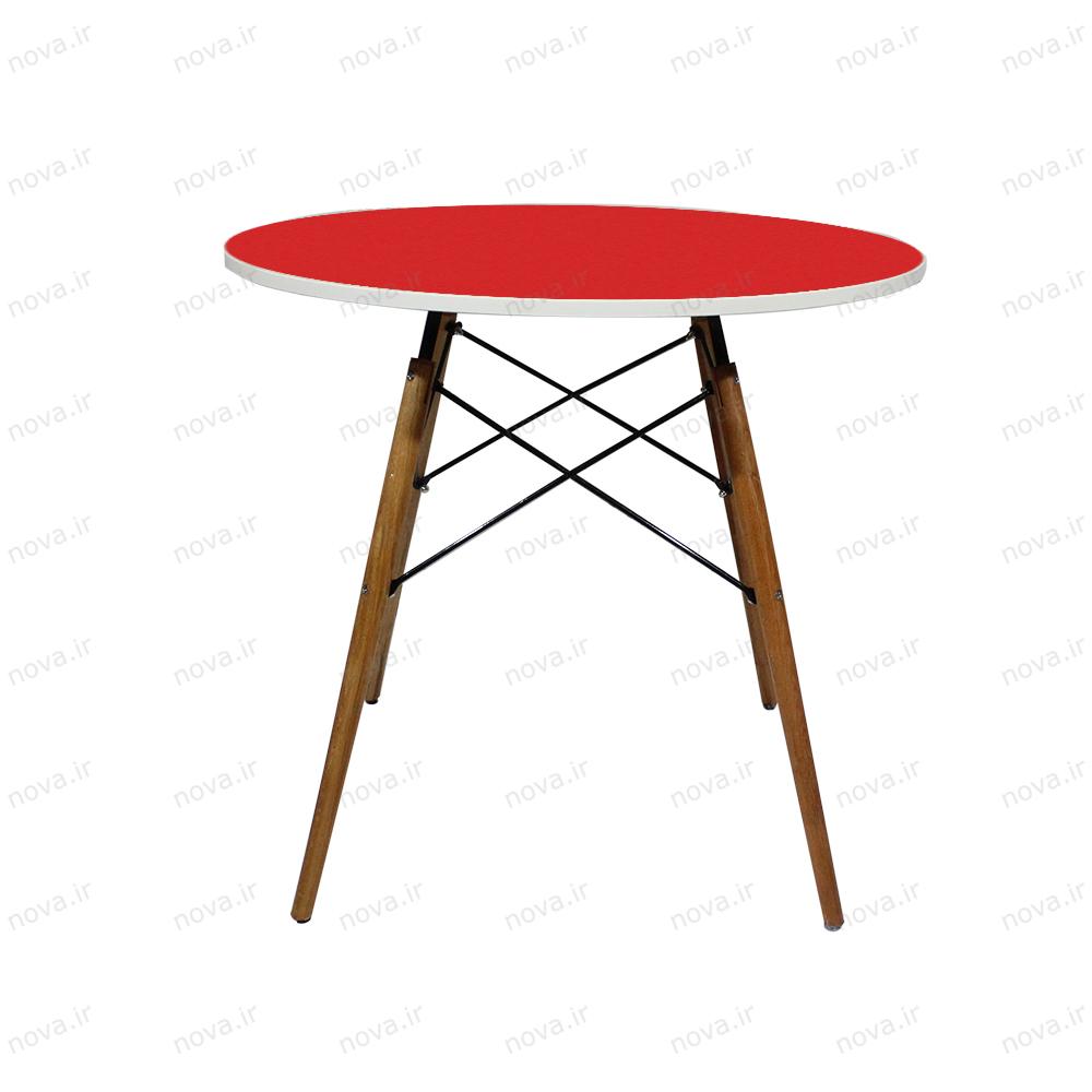 میز ناهارخوری مدل ایفلی رنگ قرمز کد COL-08