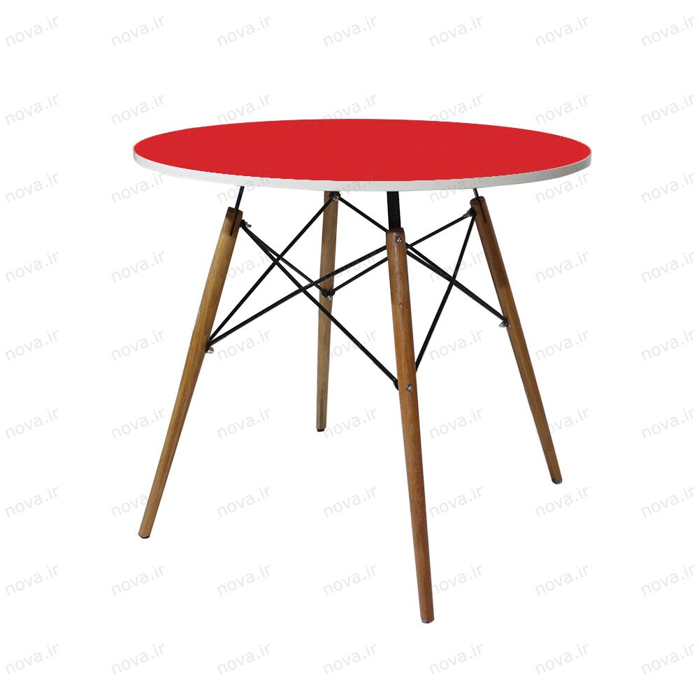عکس محصول میز ناهارخوری مدل ایفلی رنگ قرمز کد COL-08