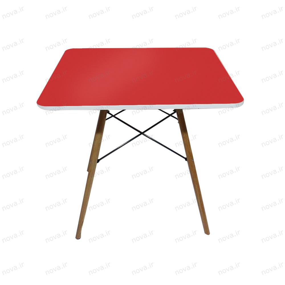 عکس محصول میز ناهارخوری مدل ایفلی رنگ قرمز کد COL-08