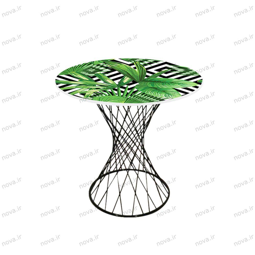 میز ناهارخوری مدل برتویا طرح تروپیکال کد GLD-09 میز ناهارخوری مدل برتویا طرح تروپیکال کد GLD-09