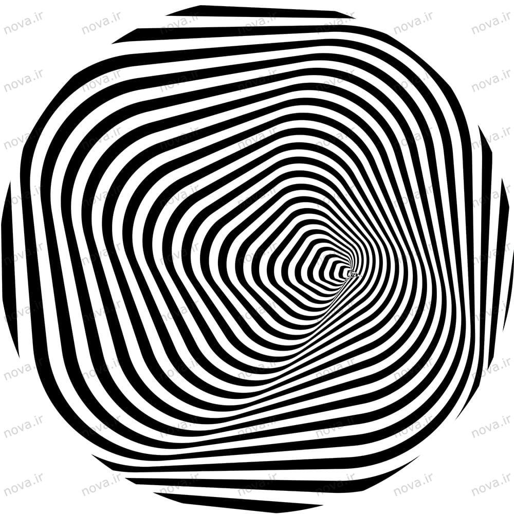 عکس محصول میز ناهارخوری مدل برتویا طرح اسپیرال کد GLD-10