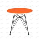 میز پایه فلزی مدل اسپایدر پرو رنگ نارنجی کد COL-04