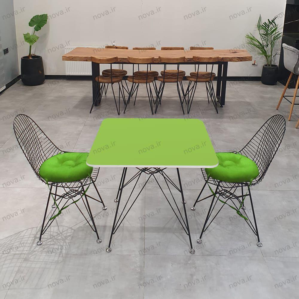 عکس محصول میز پایه فلزی مدل اسپایدر پرو رنگ سبز کد COL-06