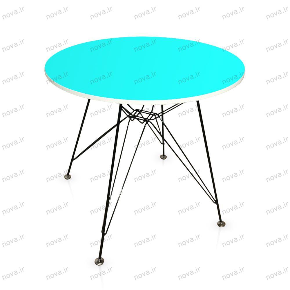 عکس محصول میز پایه فلزی مدل اسپایدر پرو رنگ فیروزه ای کد COL-11