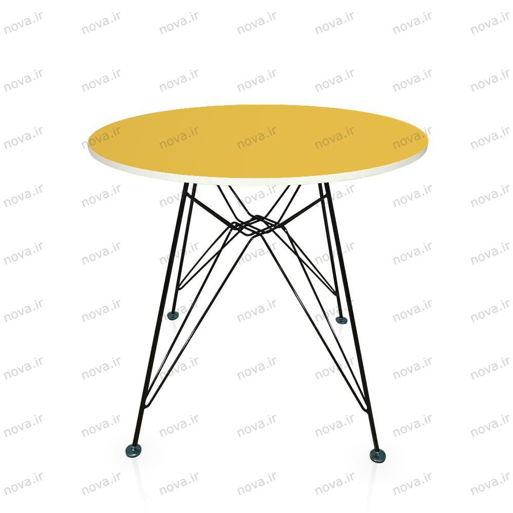 عکس محصول میز پایه فلزی مدل اسپایدر پرو رنگ زرد کد COL-02