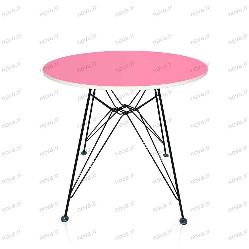 عکس محصول میز پایه فلزی مدل اسپایدر پرو رنگ صورتی کد COL-05