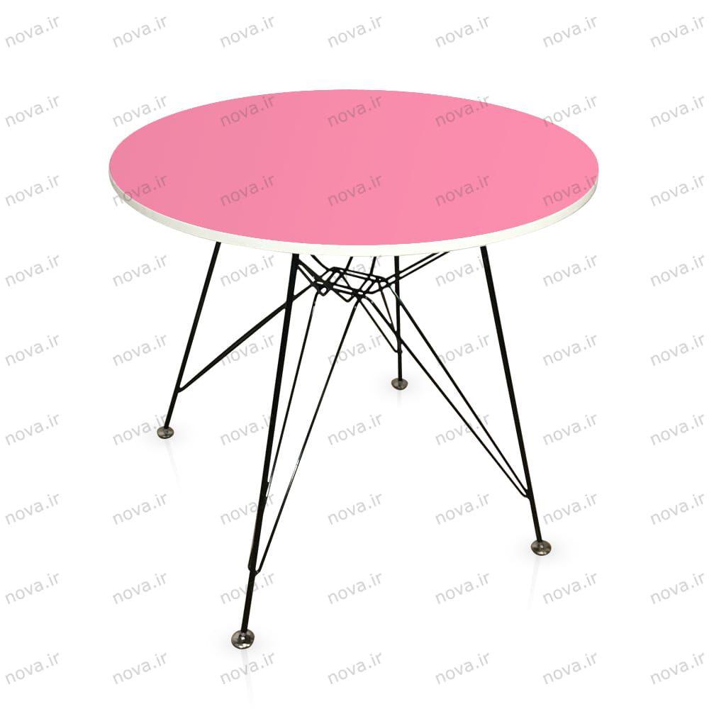 عکس محصول میز پایه فلزی مدل اسپایدر پرو رنگ صورتی کد COL-05