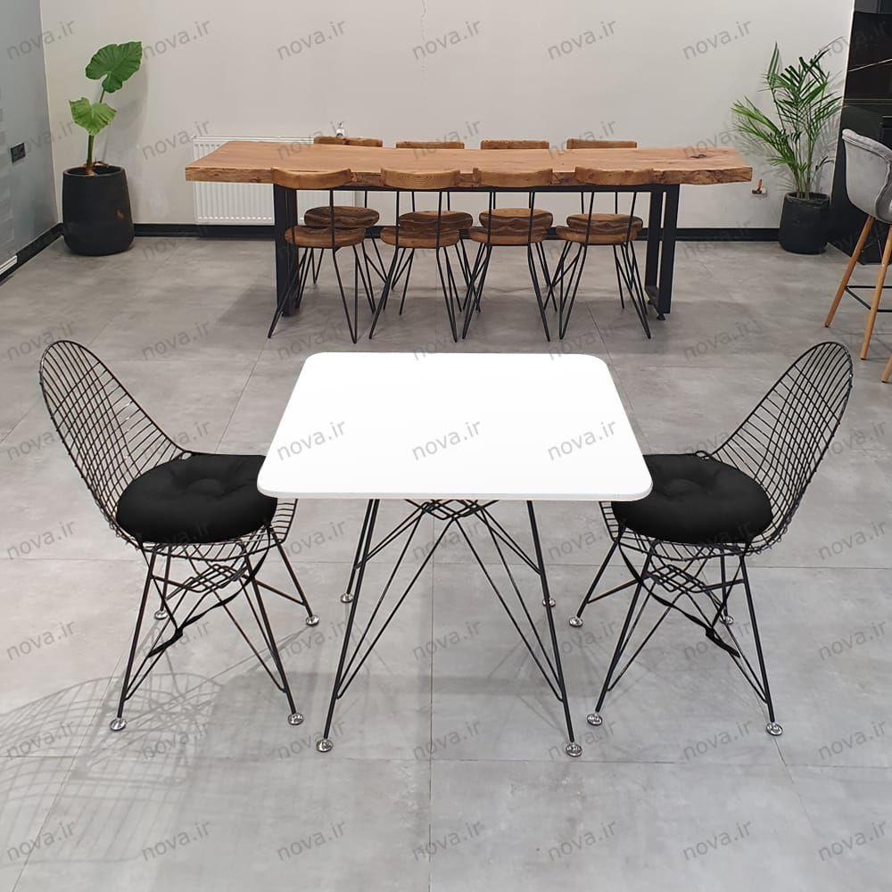 عکس محصول میز پایه فلزی مدل اسپایدر پرو رنگ سفید کد COL-01