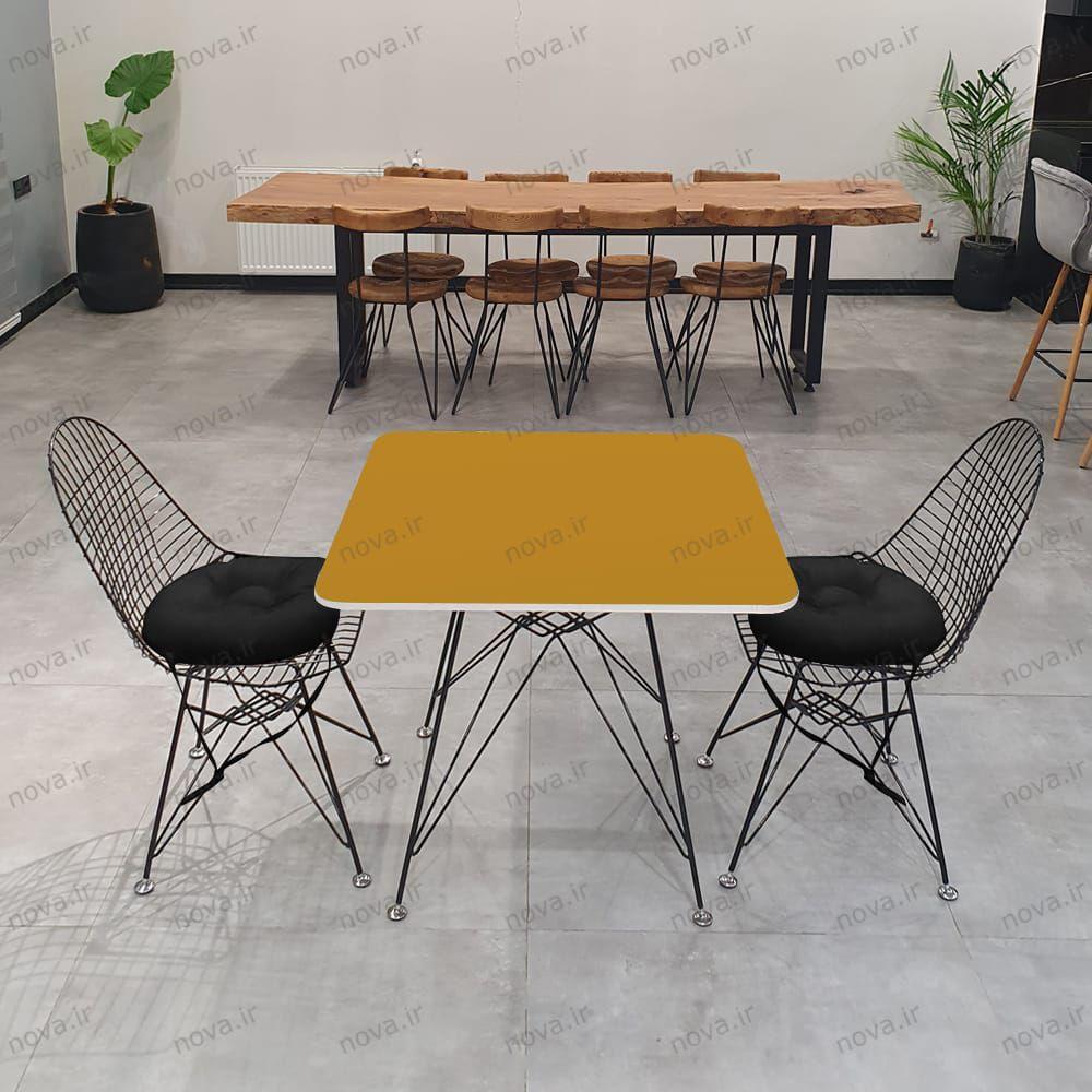 عکس محصول میز پایه فلزی مدل اسپایدر پرو رنگ طلایی کد COL-12