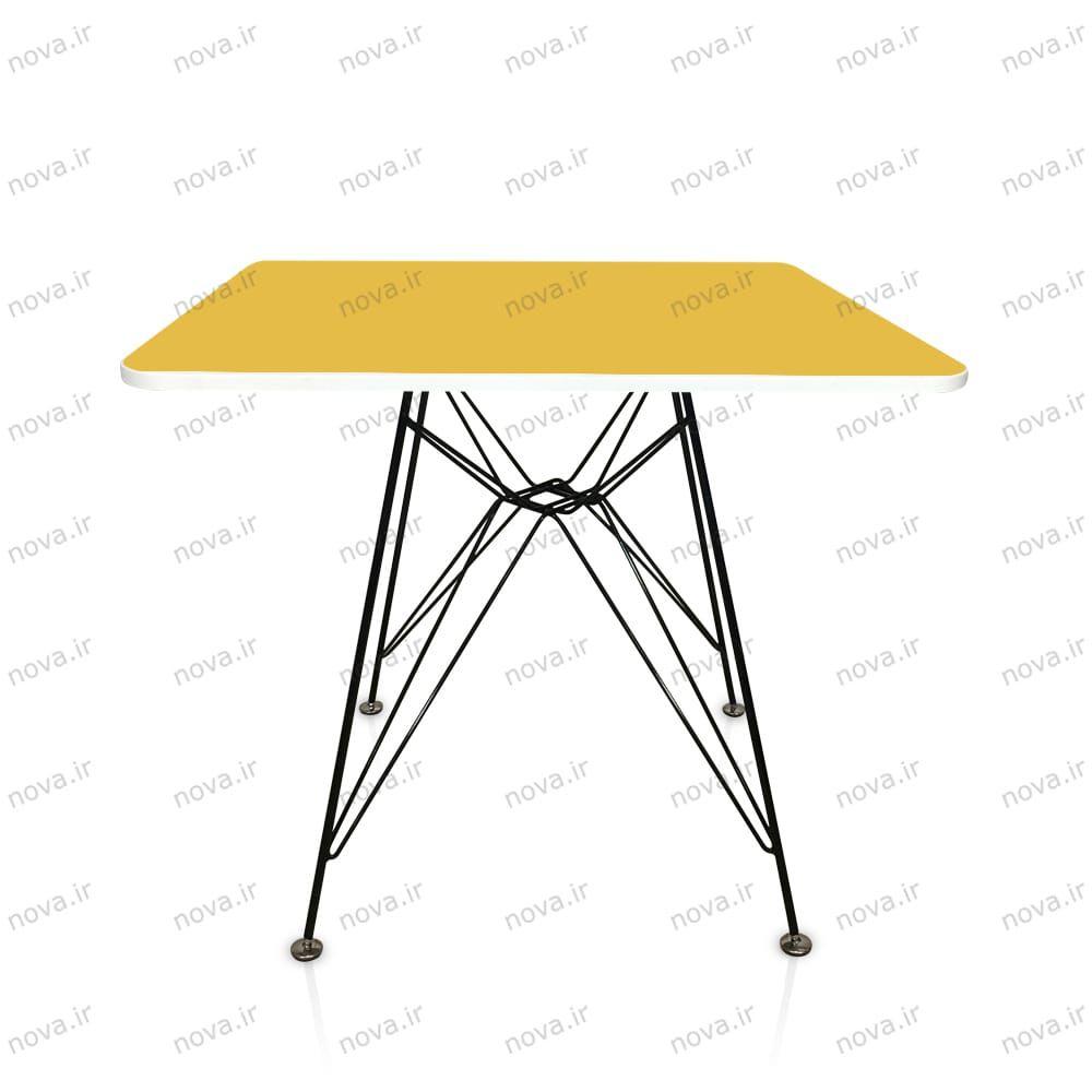 عکس محصول میز پایه فلزی مدل اسپایدر پرو رنگ زرد کد COL-02