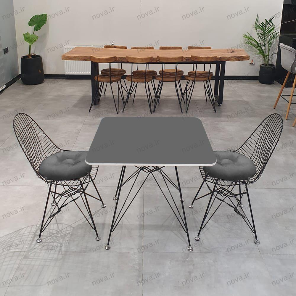 عکس محصول میز پایه فلزی مدل اسپایدر پرو رنگ طوسی کد COL-03