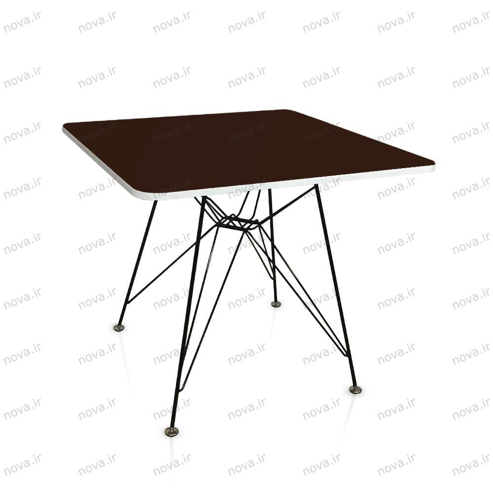 عکس محصول میز پایه فلزی مدل اسپایدر پرو رنگ قهوه ای کد COL-09