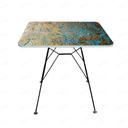 میز ناهارخوری مدل اسپایدر طرح مارس کد GLD-13