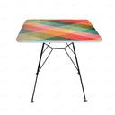 میز ناهارخوری مدل اسپایدر طرح البا کد GLD-14