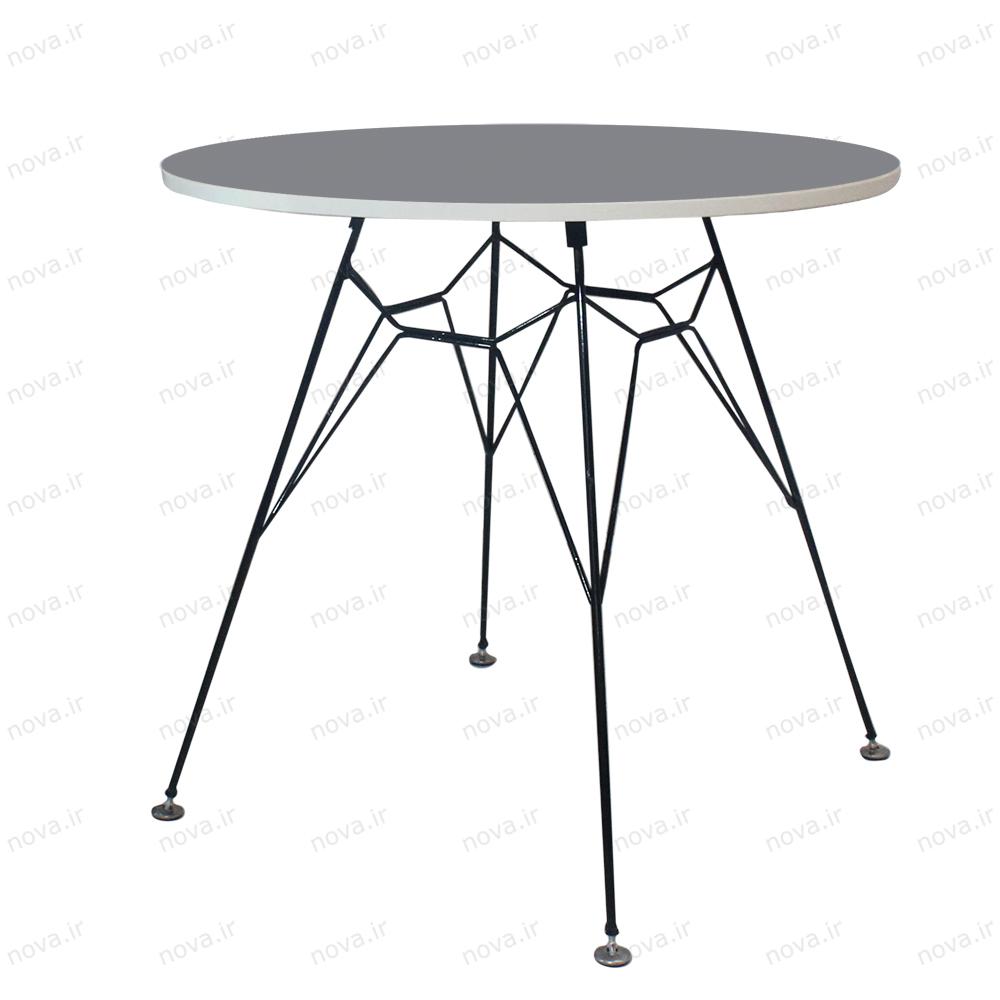 عکس محصول میز تک ناهارخوری مدل اسپایدر رنگ طوسی کد COL-03