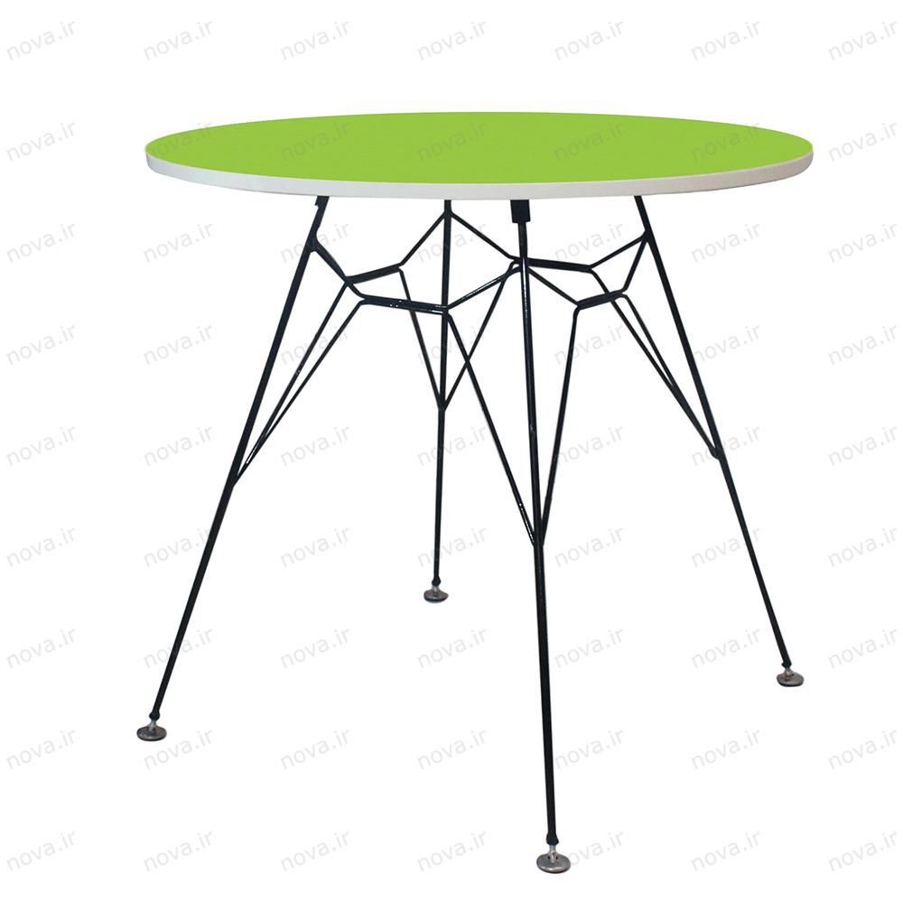 میز ناهارخوری مدل اسپایدر رنگ سبز کد COL-06