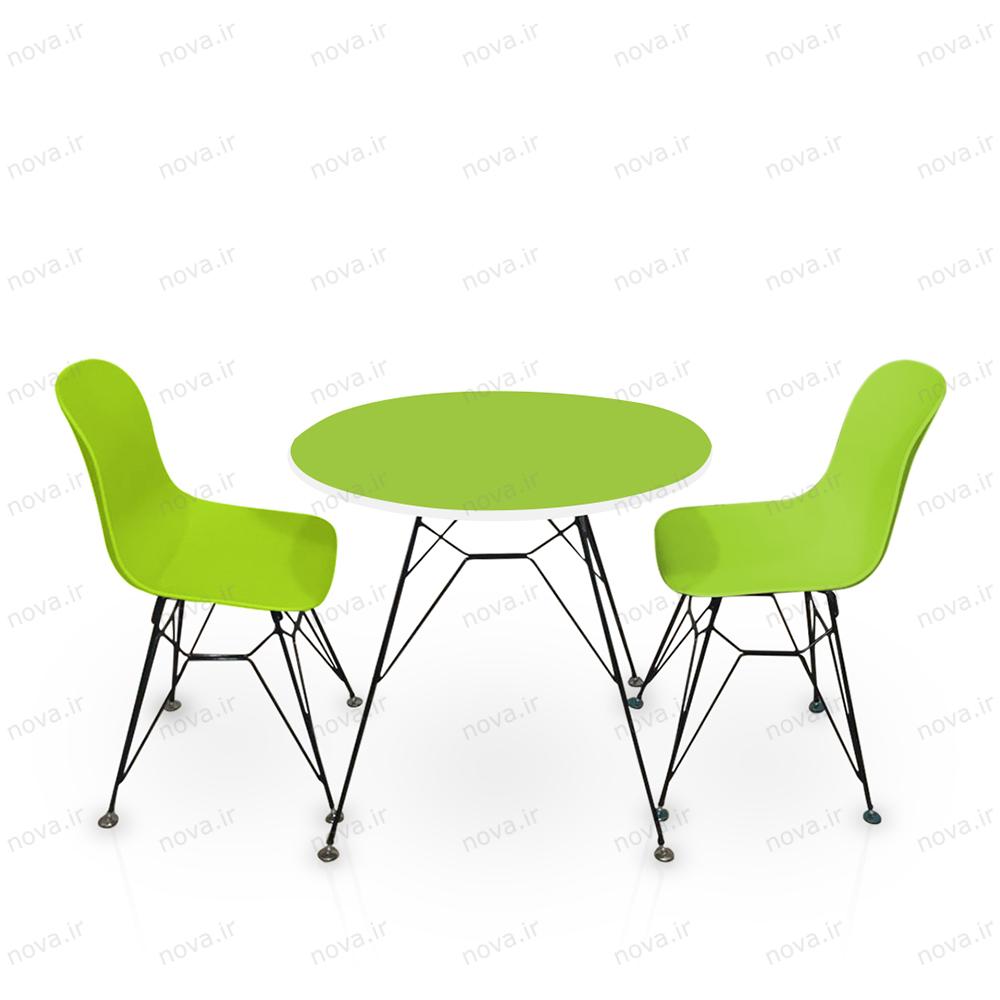 عکس محصول میز ناهارخوری مدل اسپایدر رنگ سبز کد COL-06
