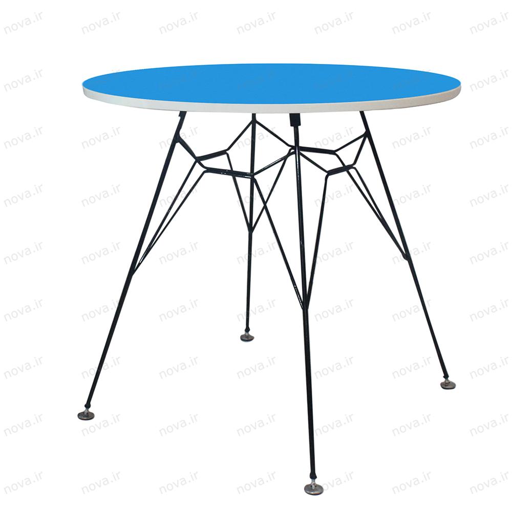 میز ناهارخوری مدل اسپایدر رنگ آبی کد COL-07