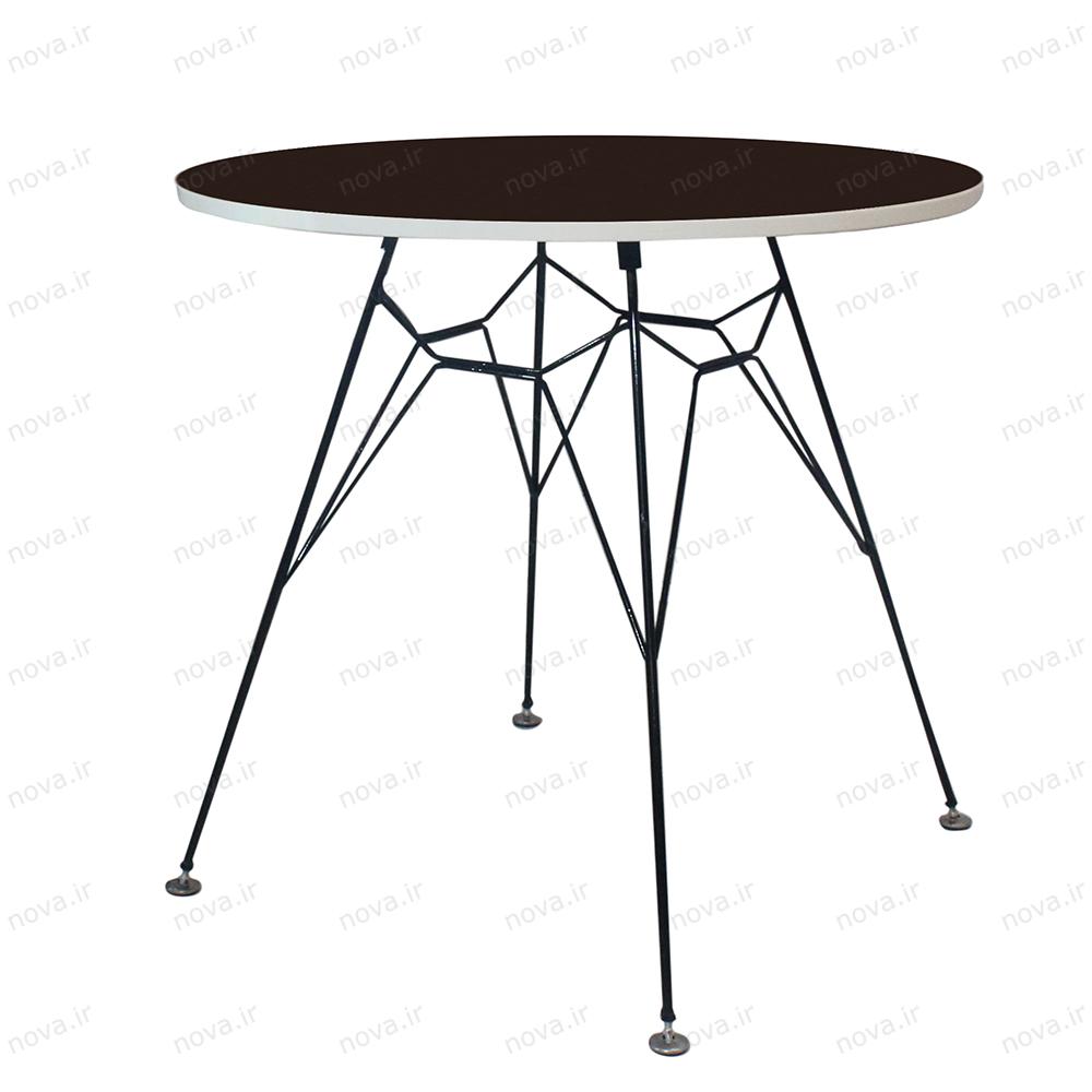 عکس محصول میز ناهارخوری مدل اسپایدر رنگ قهوه ای کد COL-09
