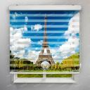 پرده زبرا تصویری طرح شهر پاریس برج ایفل کد CIT-11