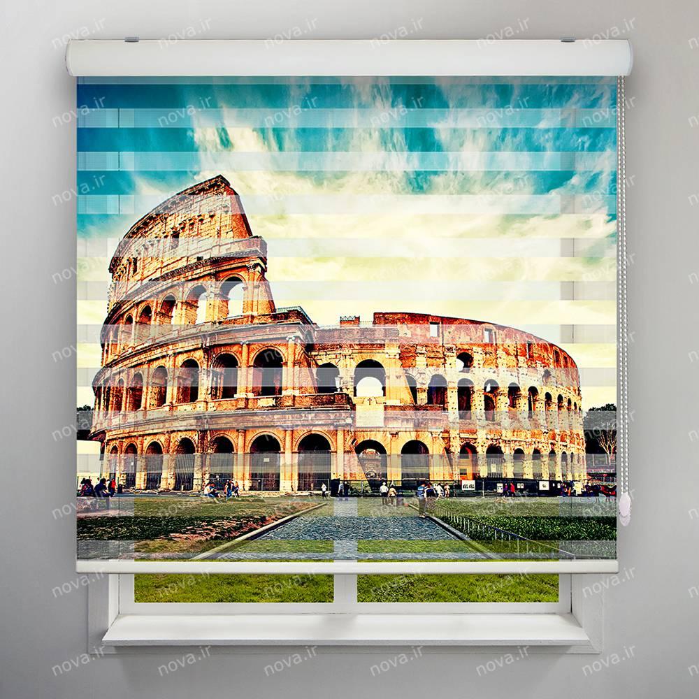 عکس محصول پرده زبرا تصویری طرح شهر روم کولوسئوم کد CIT-15
