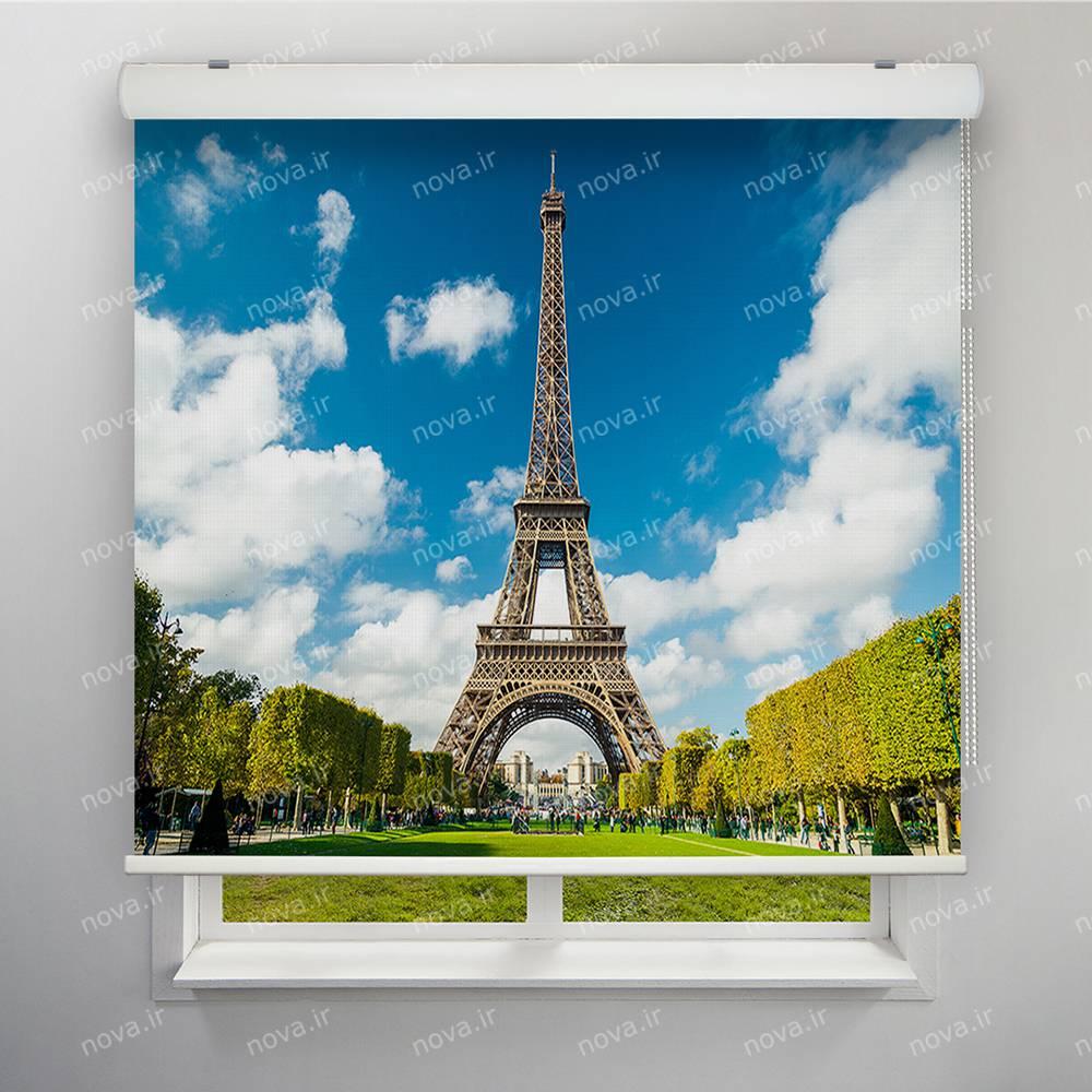 عکس محصول پرده شید تصویری طرح شهر پاریس برج ایفل کد CIT-11