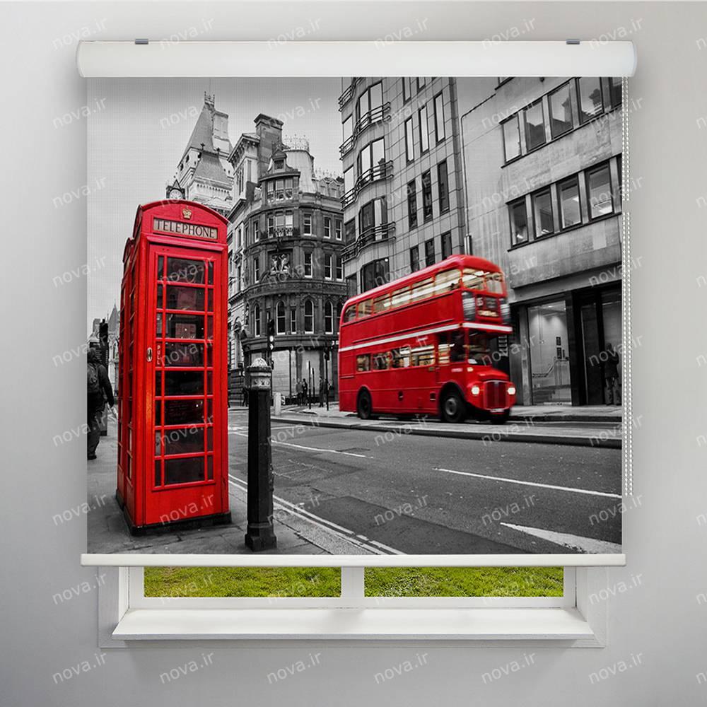 عکس محصول پرده شید تصویری طرح شهر لندن کد CIT-07