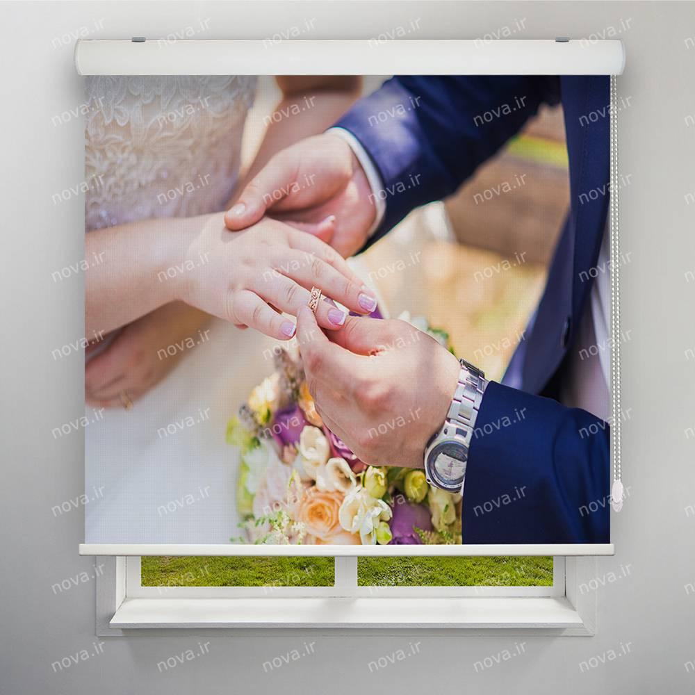 پرده شید تصویری طرح سالن عقد و عروسی کد BSN-10